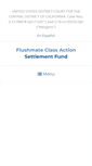 Mobile Screenshot of flushmateclaims.com